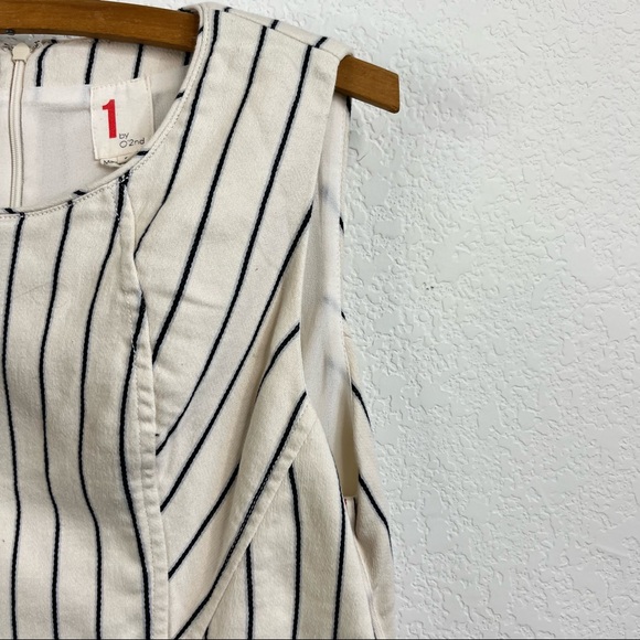 1 by O'2nd Striped Tuxedo Mini Dress - Picture 2 of 10